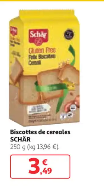 Alcampo Biscottes de cereales SCHAR oferta