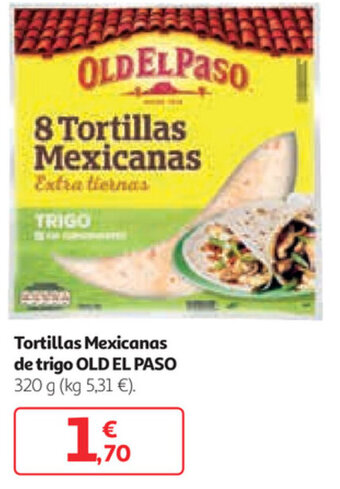 Alcampo Old El Paso Tortillas MExicanas de trigo 320 g oferta