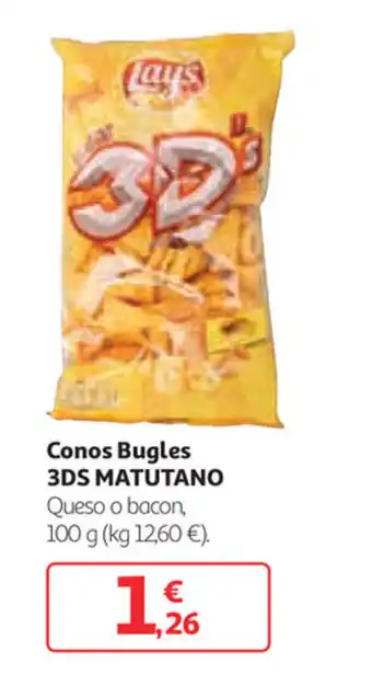Alcampo Matutano Conos Bugles 3Ds 100 g oferta