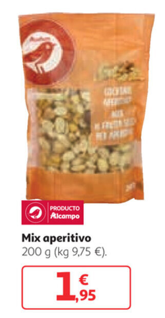 Alcampo Mix aperitivo 200 g oferta