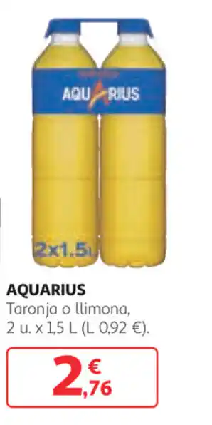 Alcampo Aquarius oferta