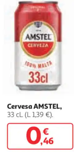 Alcampo Amstel Cervesa 33 cl oferta