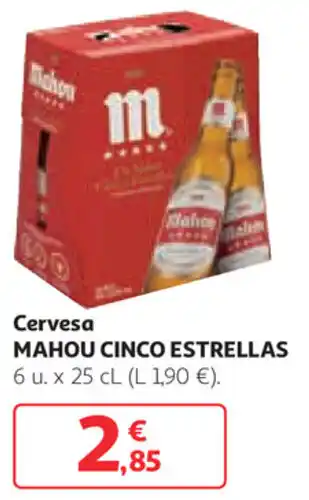 Alcampo Mahou Cinco Estrellas Cervesa oferta