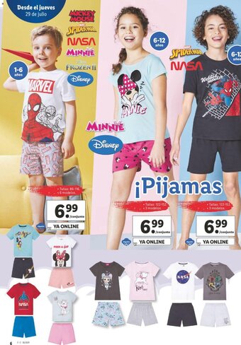 Lidl Pijamas oferta