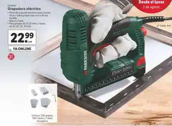 Lidl Parkside Grapadora elèctirca oferta