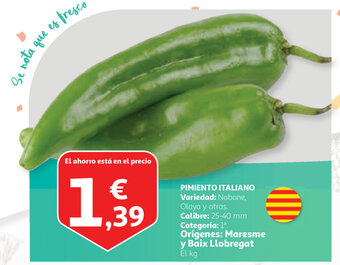 Alcampo Pimiento Italiano oferta