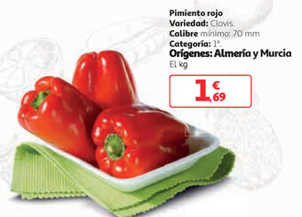 Alcampo Pimiento rojo oferta
