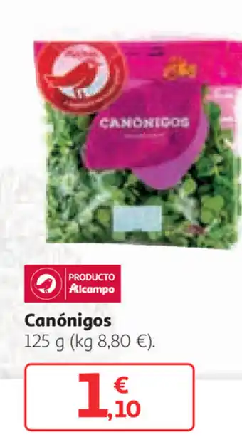 Alcampo Canónigos 125g oferta