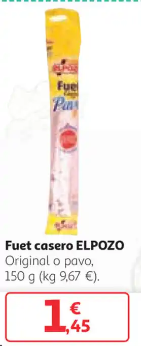 Alcampo Elpozo Fuet casero 150g oferta