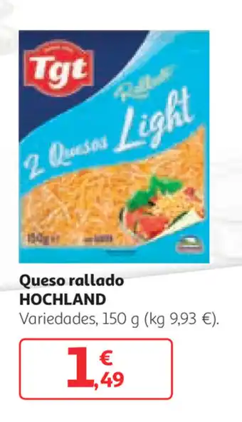 Alcampo Hochland Queso rallado 150g oferta