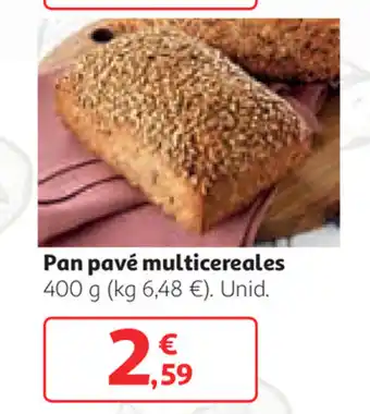 Alcampo Pan pavè multicereales 400g oferta