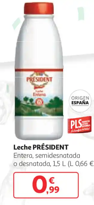 Alcampo Prèsident Leche 1,5L oferta