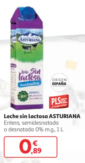 Alcampo Asturiana Leche sin lactosa 1L oferta