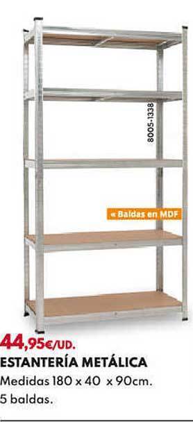 BricoCentro Estantería metálica oferta
