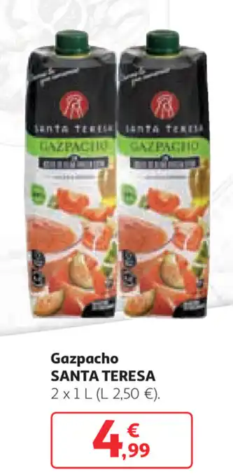 Alcampo Santa Teresa Gazpacho 2x1L oferta