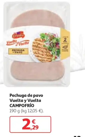 Alcampo Campofrío Pechuga de pavo Vuelta y Vuelta 190g oferta