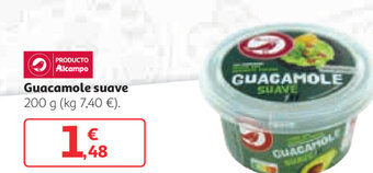 Alcampo Guacamole suave 200g oferta