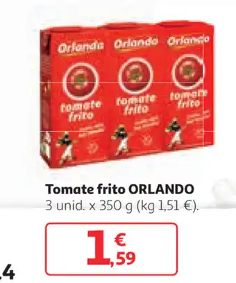 Alcampo Orlando Tomate frito 3unid x 350g oferta