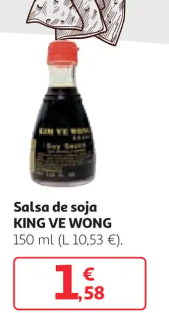 Alcampo King Ve Wong Salsa de soja 150ml oferta