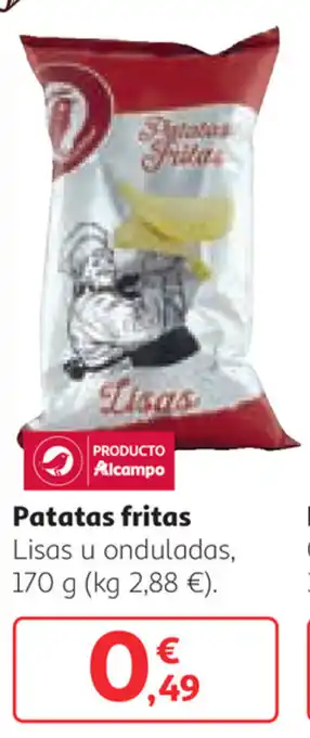 Alcampo Patatas Fritas 170g oferta