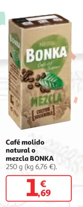 Alcampo Bonka Café molido natural o mezcla 250g oferta