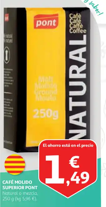 Alcampo Café Molido Superior Pont 250g oferta