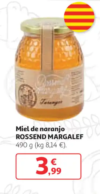 Alcampo Miel de naranjo Rossend Margalef 490g oferta