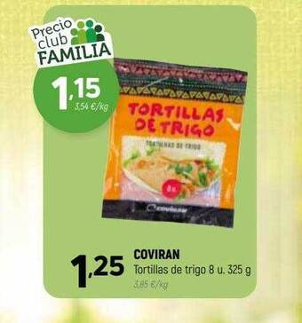 Coviran Coviran tortillas de trigo oferta
