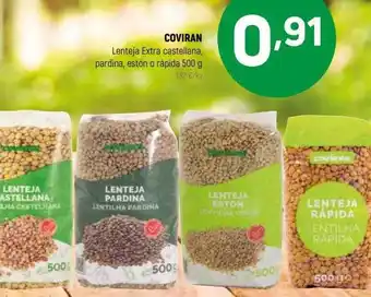 Coviran Coviran lenteja extra castellana, pardina, estón o rápida oferta