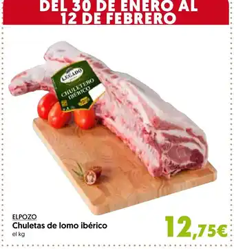 Hiper Usera Chuletas de Lomo Ibérico oferta