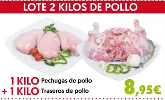 Hiper Usera Pechugas de Pollo + Traseros de Pollo oferta