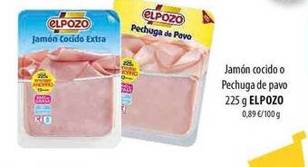 SPAR Lanzarote Jamón cocido o pechuga de pavo elpozo oferta