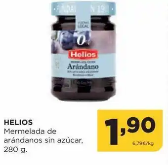 Alimerka Helios mermelada de arándanos sin azúcar oferta