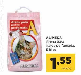 Alimerka Alimerka arena para gatos perfumada oferta
