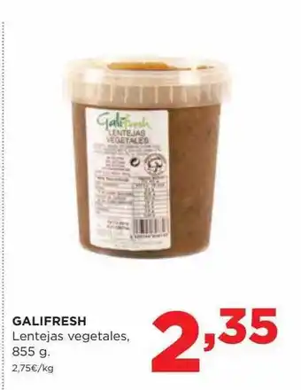 Alimerka Galifresh lentejas vegetales oferta