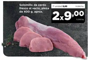Alimerka Solomillo de cerdo fresco al vacio oferta