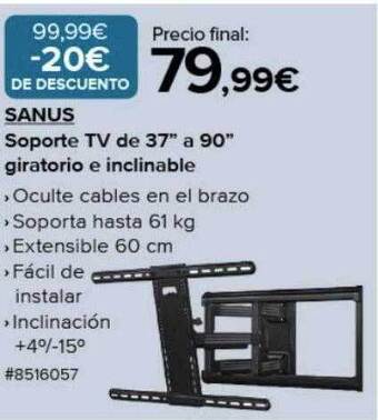 Costco Sanus soporte tv de 37 oferta