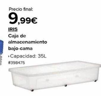 Costco Iris caja de almacenamiento bajo-cama oferta