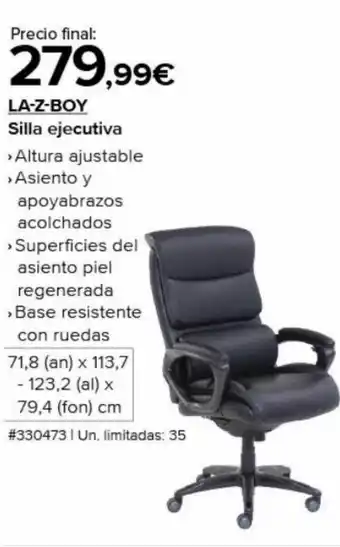 Costco La-z-boy silla ejecutiva oferta
