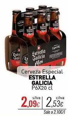Cuevas Cash Cerveza especial estrella galicia oferta