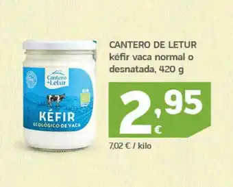 HiperDino Cantero de letur kéfir faca normal o desnatada oferta