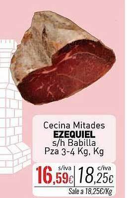 Cuevas Cash Cecina mitades ezequiel s h babilla oferta