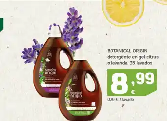 HiperDino Botanical origin detergente en gel citrus o lavanda 35 lavados oferta