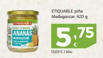 HiperDino Etiquable piña madagascar oferta