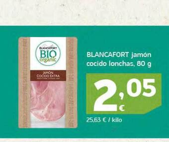 HiperDino Blancafort jamón cocido lonchas oferta