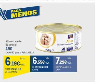 Makro Atún en aceite de girasol aro oferta