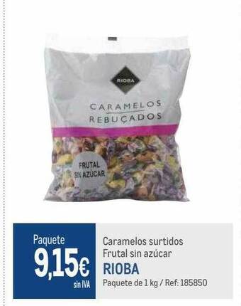 Makro Caramelos surtidos frutal sin azúcar rioba oferta