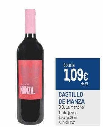 Makro Castillo de manza d.o. la mancha tinto joven oferta