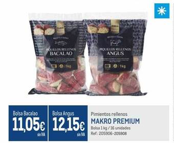 Makro Pimientos rellenos makro premium oferta