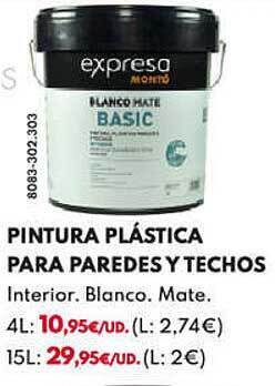 BricoCentro Pintura plástica para paredes y techos oferta